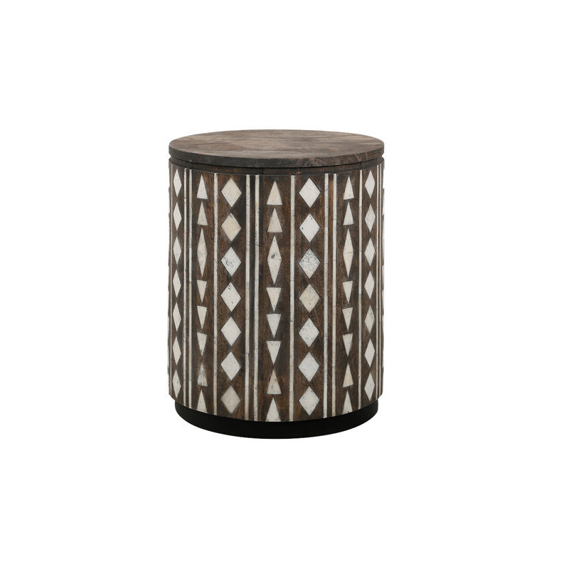 Table de bout en bois massif Treton