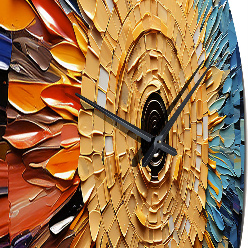 Horloge murale colorée, Grand
