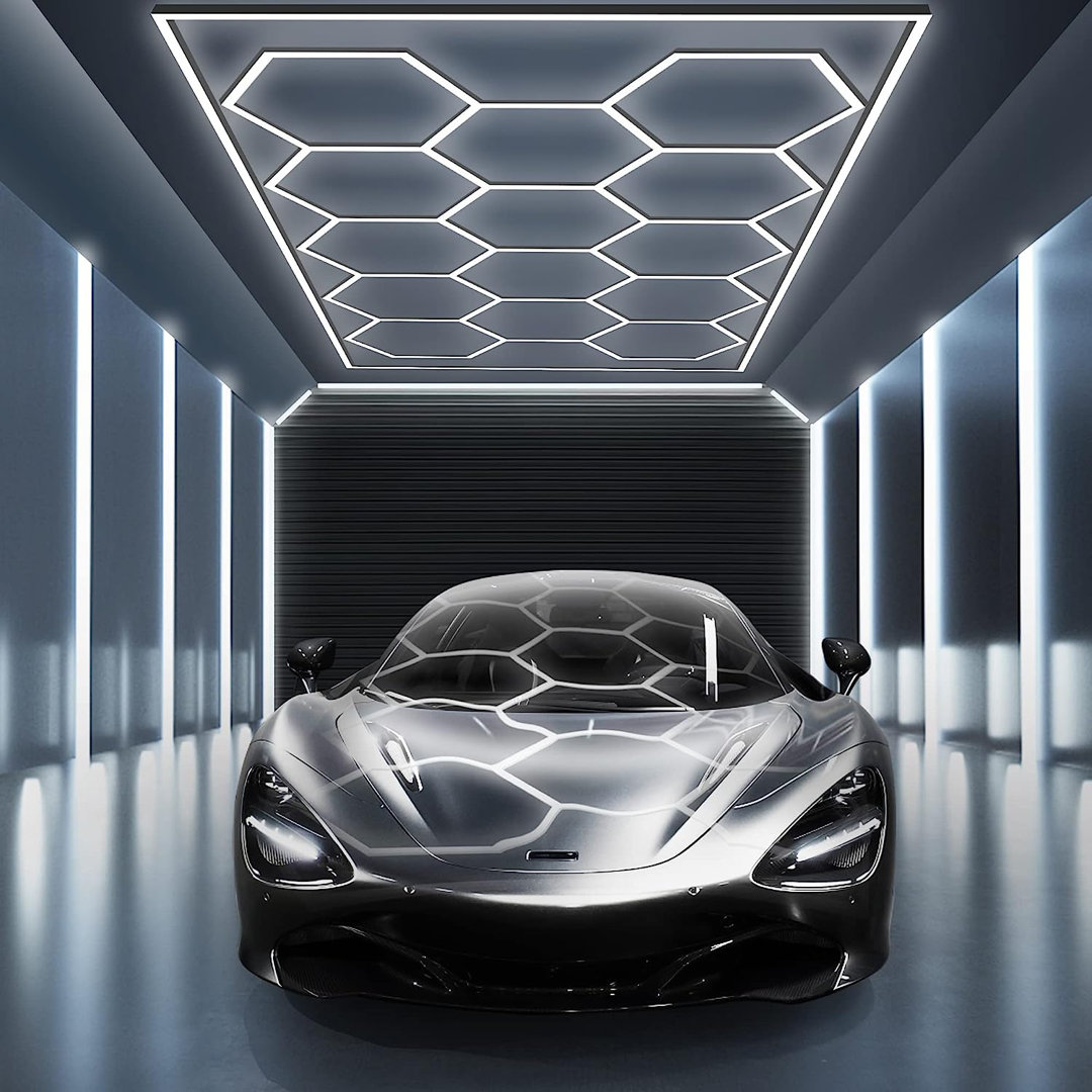 Hexagon Troffer Ceiling Light Orren Ellis