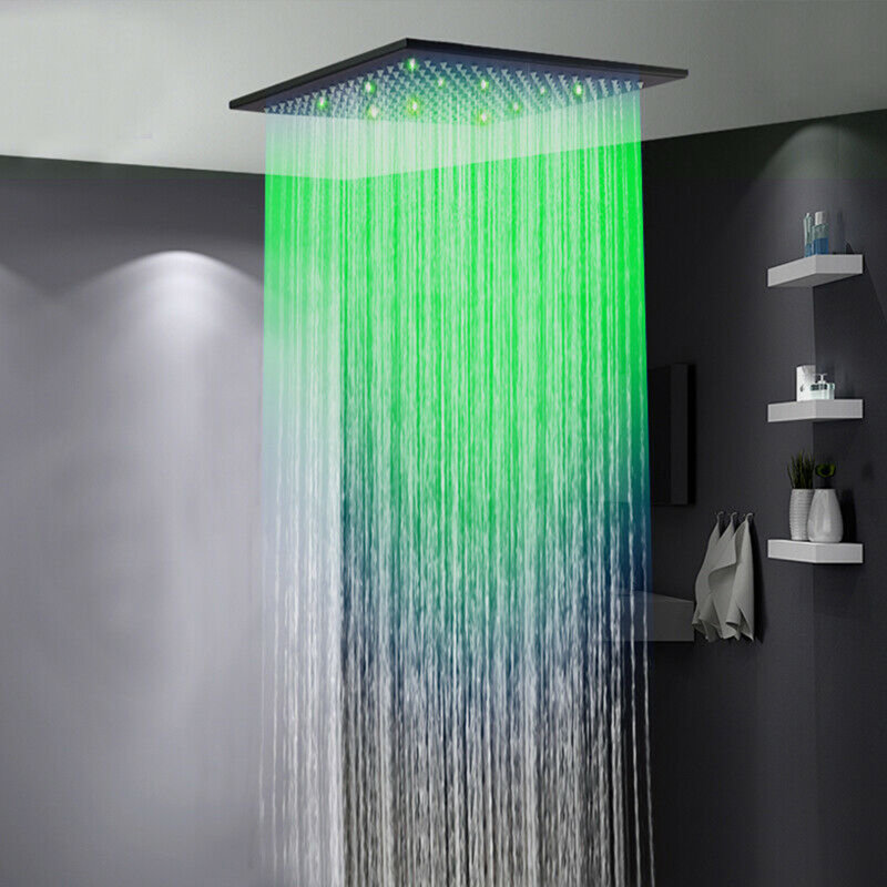 Cerro Rain Adjustable Shower Head, Matte Black