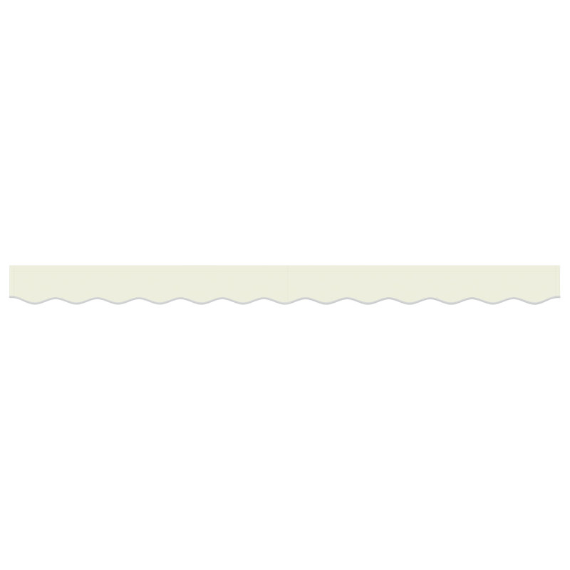 Breakwater Bay 20cm D Retractable Patio Awning, Cream, 230 cm W x 20 cm D