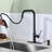ARCORA Single Handle Pull Down Kitchen Faucet with Soap Dispenser and Deck Plate-98475390