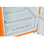 Classic Retro 7,5 pi³ Pi. Réfrigérateur à fixation supérieure en orange crème-121098176