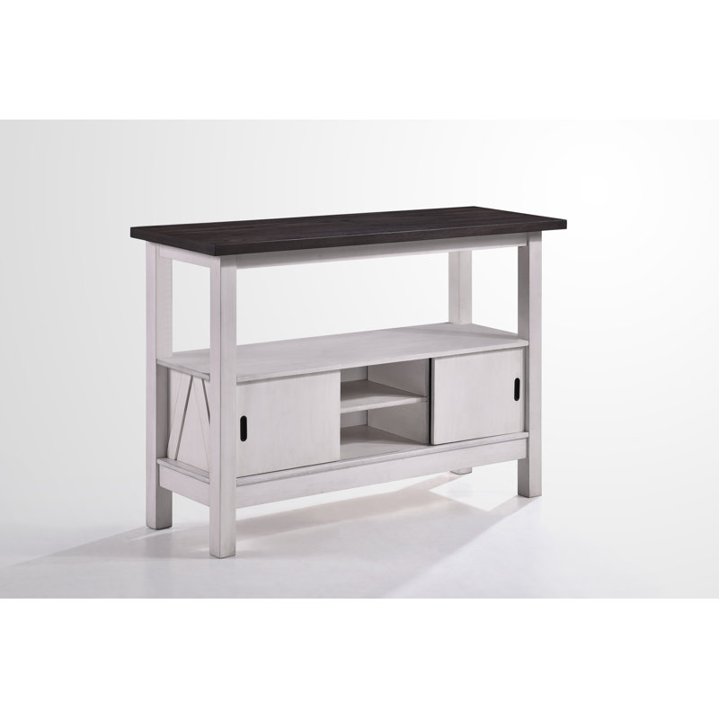 Desserte en bois massif 51,97 po Newnan