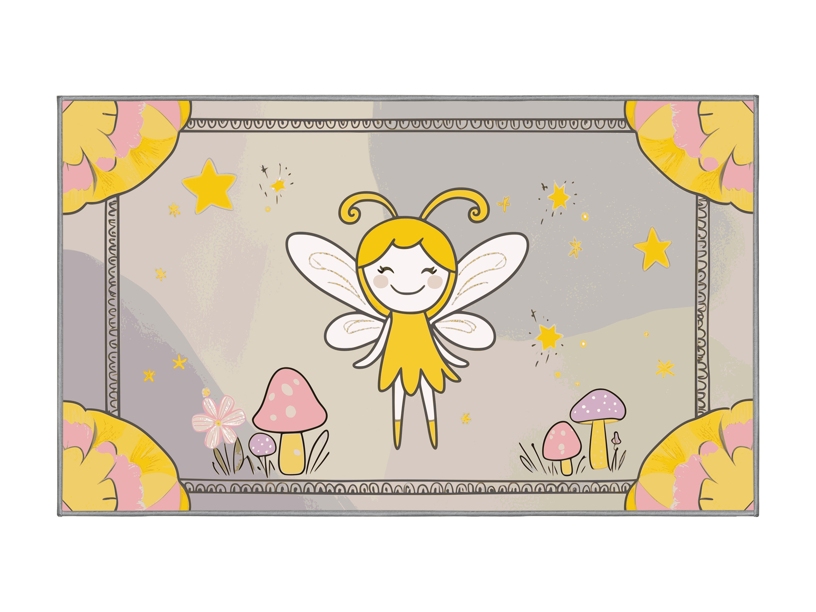 Zoomie Kids Washable Fairy Tale Fantasy Rug | Wayfair