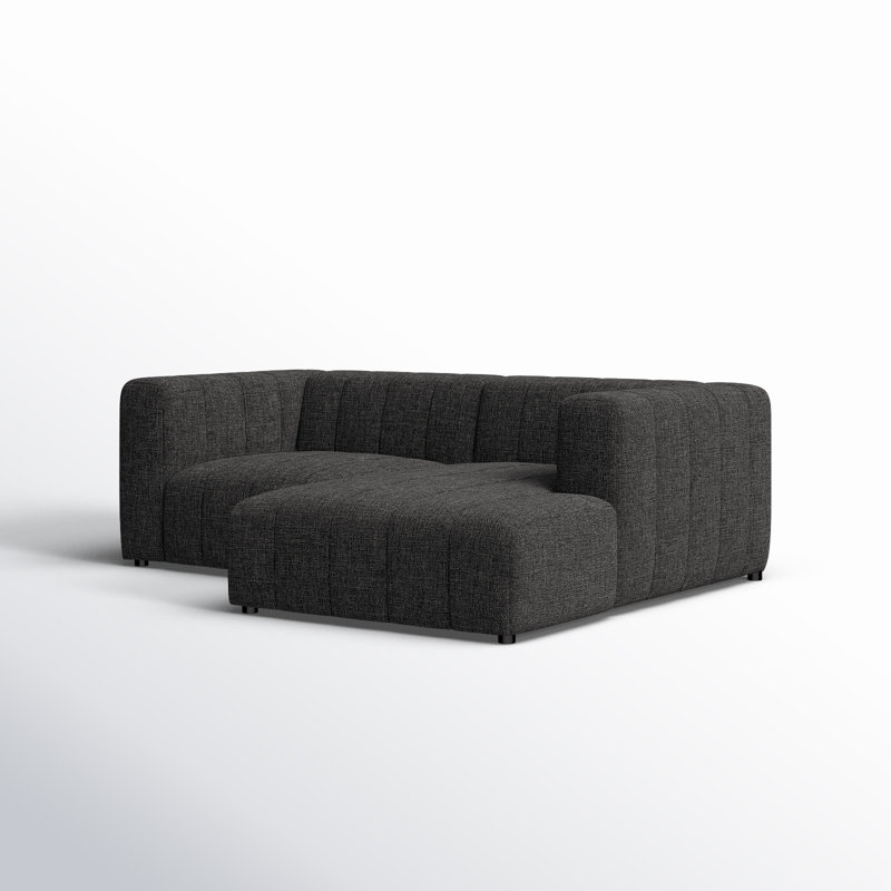 Bowry 2 - Piece Modular Upholstered Chaise L-Sectional, Right Hand Facing