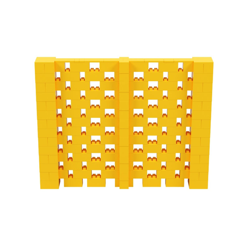 Ensemble mural Everblock, Jaune, H 84 po x l 108 po x P 12 po