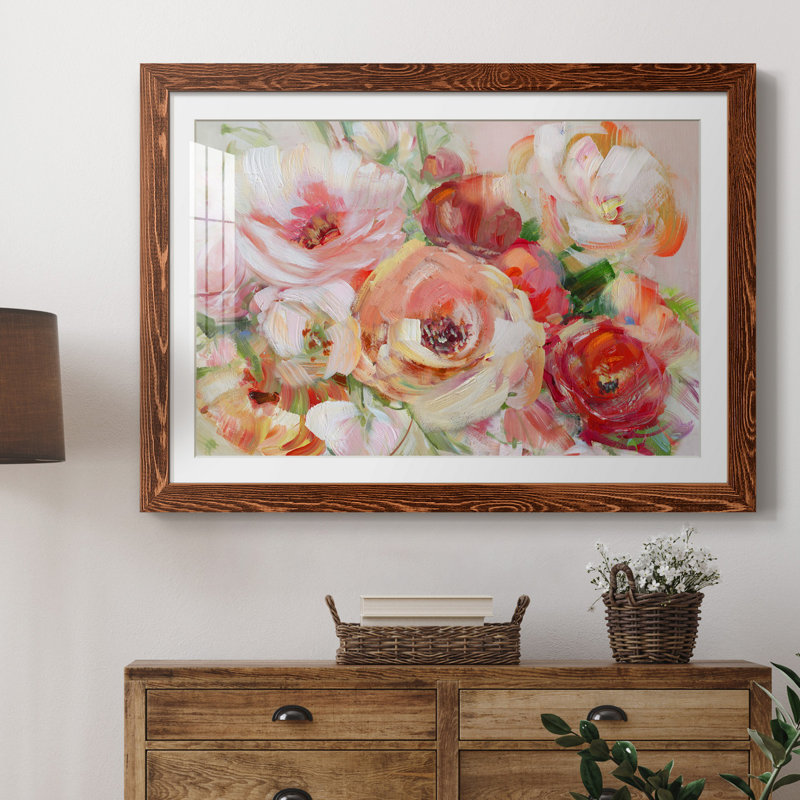 «Bold Summer» par J Paul, reproduction d'art sur papier encadrée, H 37,5 po x l 27,5 po x P 1,5 po, Papier avec cadre érable