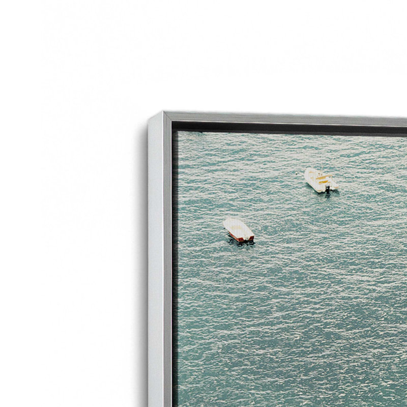 Impression sur toile Summer Escape, H 20,75 po x l 30,75 po x P 1,75 po, Cadre en chrome poli, 1