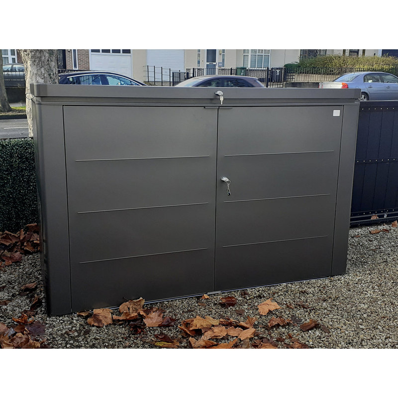 Biohort Highboard 200 7 ft. W x 3 ft. D Galvanized Steel Garage Shed