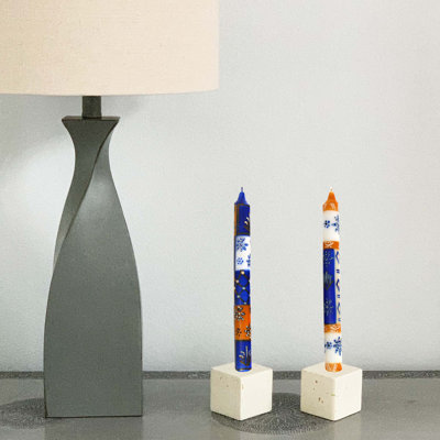 Unscented Taper Candle