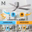 60" Irene 5-Blade Hugger Ceiling Fan with Wall Remote-1087667382-1087667387-1087667332