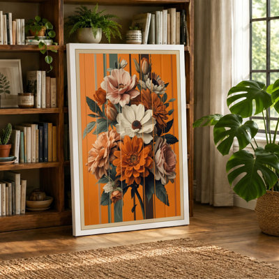 Bloom Cluster Botanical - Wrapped Canvas