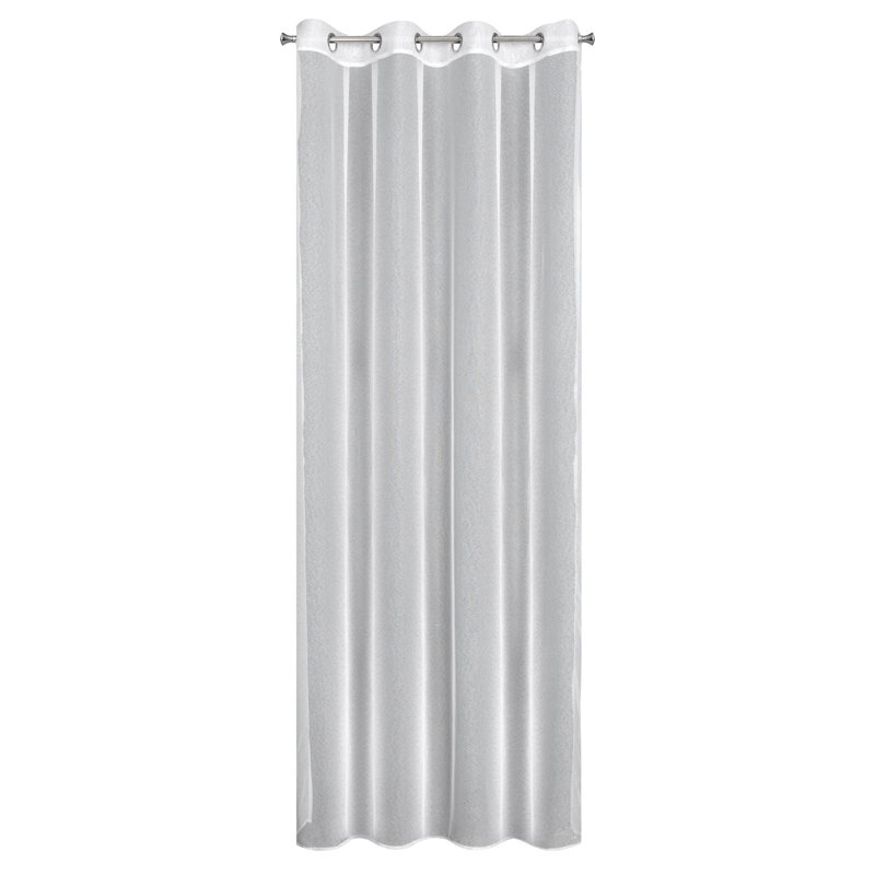 Kaylib Sheer Curtain Single Panel, 250cm H x 140cm W