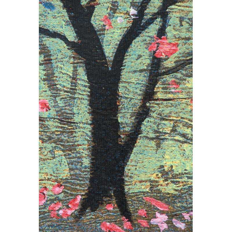 Loom Woven Cotton Blend Wall Hanging, 34" H x 26" W x 0.15" D