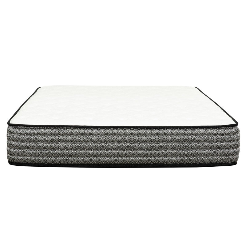 Matelas hybride 12 po, mousse viscoélastique imprégnée de gel et matelas à ressorts ensachés, technologie de refroidissement, transfert à faible mouvement