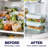 4 Piece Collapsible Silicone 40 oz. Rectangular Food Storage Container Set with Airtight Snap Lock Lids