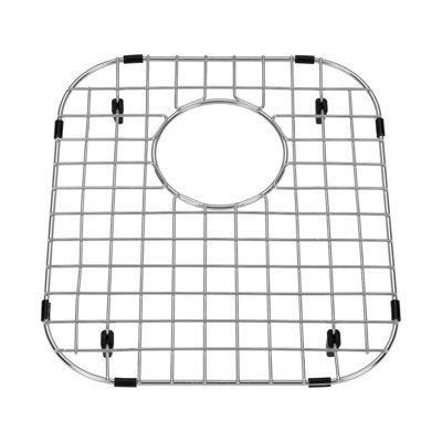 Sink Protector Stainless Steel Kitchen Sink Bottom Grid, Rack (12-7/8 x 14-7/8 Hole Top)