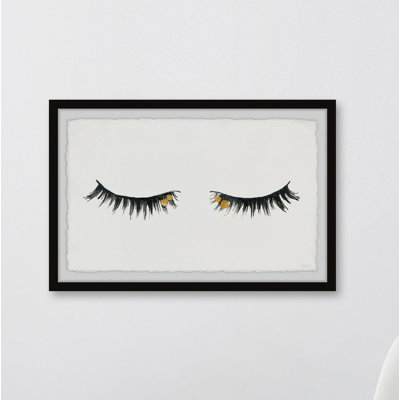 «Golden Lash II», reproduction encadrée