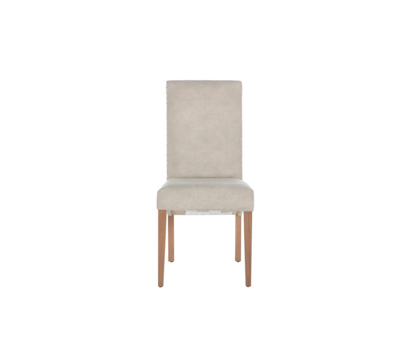 Chaise parsons rembourrée en velours Deatrick