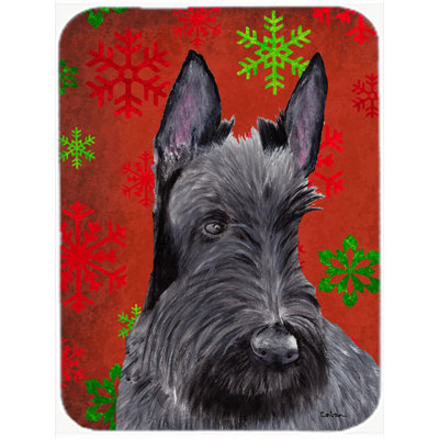 The Holiday Aisle Ashlynn Scottish Terrier Glass Cutting Board
