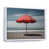 White Floater Framed