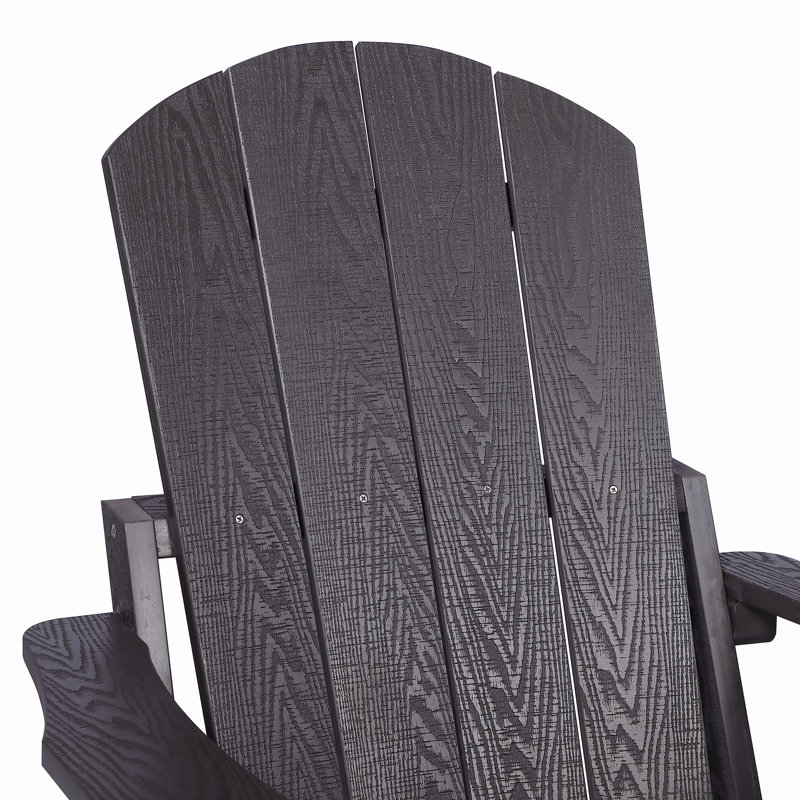 Chaise Adirondack pliante Hurley Morphew, Espresso