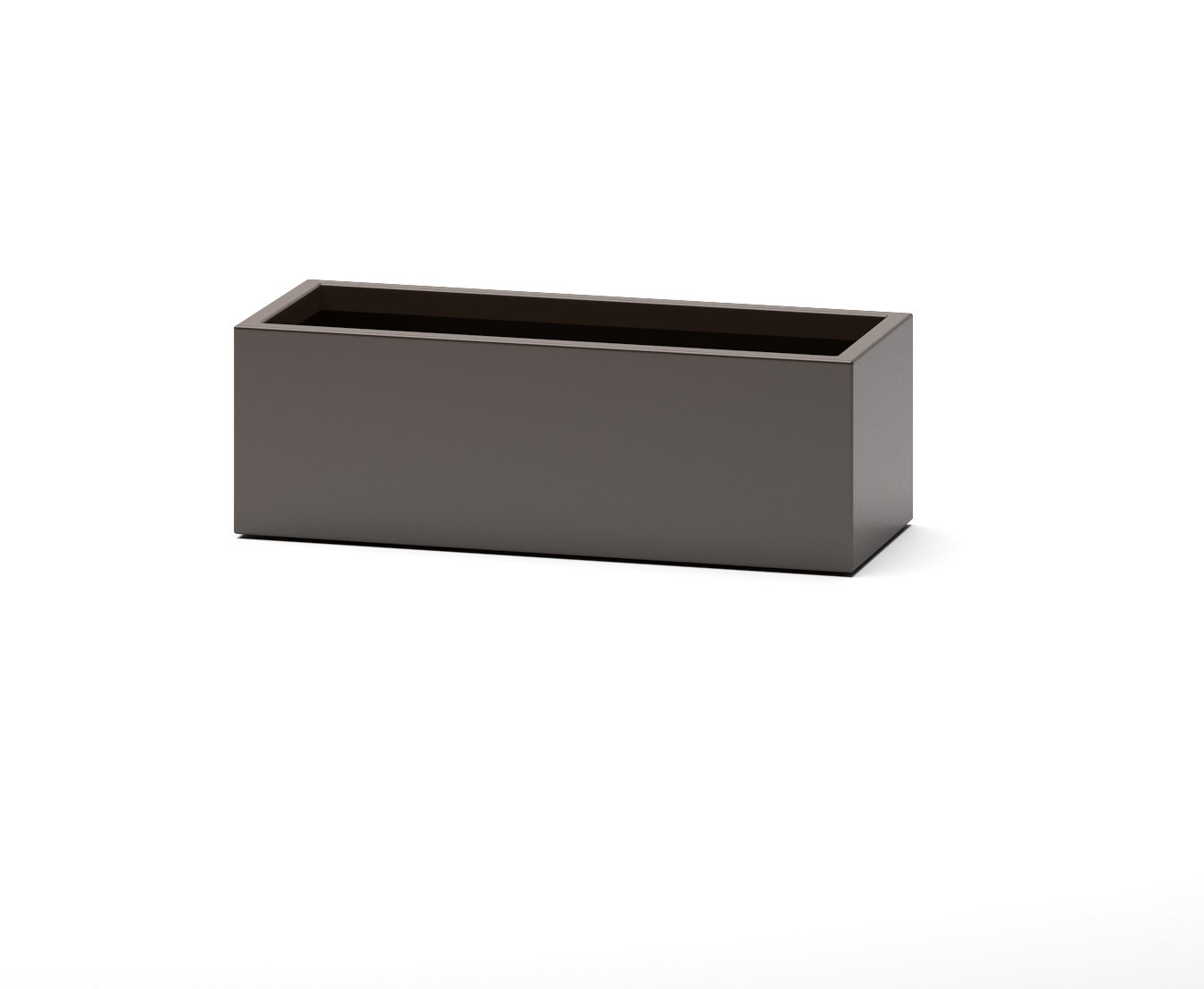 Rosann Handmade Planter Box, 12" H x 36" W x 14" D, Brown