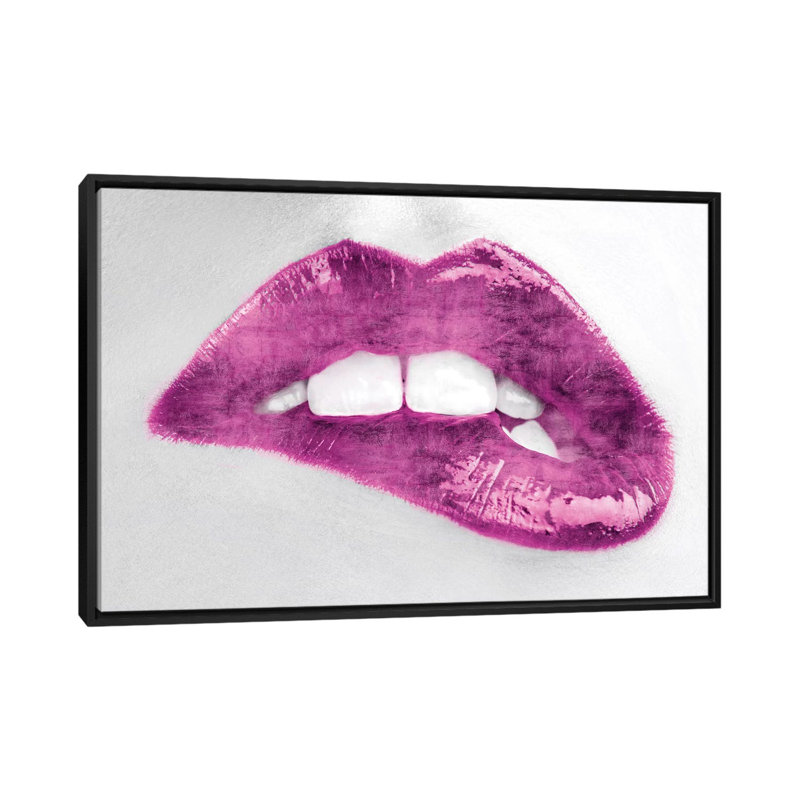Luscious - impression sur toile tendue, H 18 po x l 26 po x P 1,5 po, Toile avec cadre noir, Pas de tapis