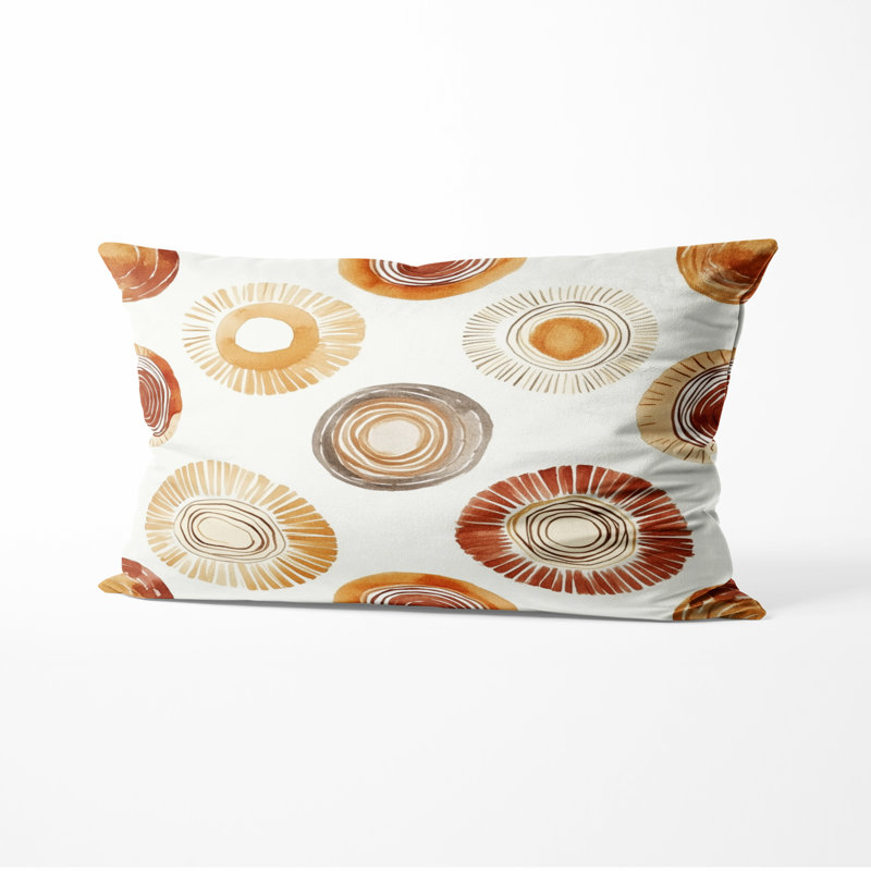 Coussin décoratif géométrique - Coussin Boho Boho, H 12 po x l 20 po