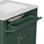 Meuble-lavabo avec 2 portes et tiroir coulissant Defelice, armoire de rangement de salle de bain avec lavabo, portes à fermeture en douceur avec organisateurs-453020613-453020664
