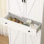 Huche de rangement pour garde-manger 71,9 po avec tiroir, 4 portes et 6 tablettes (ensemble de 2)-1572301289