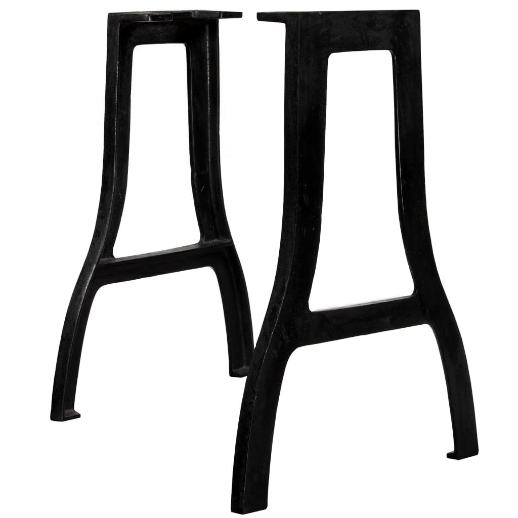 Stian A-Frame Cast Iron Dining Table Leg (Set of 2) Symple Stuff 