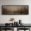 «Misty Pine Forest Reflection on Quiet Lake», art mural pour chambre à coucher ou espace de méditation-140924516-140924538