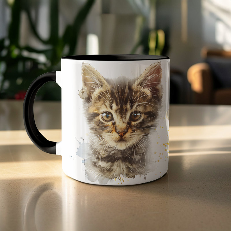Ceramic Coffee Mug, 2, Black