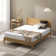 Whitman Solid Wood Low Profile Mid-Century Modern Platform Bed