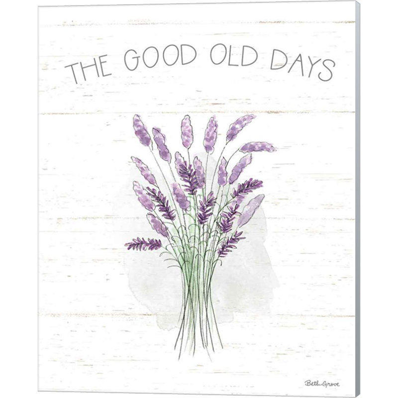 Farmhouse Sage Green and Purple Cotton Canvas Art Set