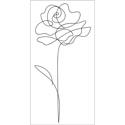 Décalcomanie murale rose doux