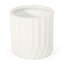 Pot de fleurs en oxyde de magnésium - Porte-plantes blanc antique pour la maison, 32,2 cm de profondeur, largeur, hauteur, 4,2 kg, pour le jardin.
