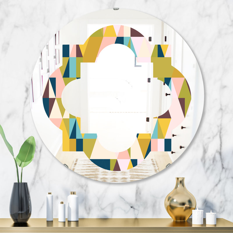 Miroir mural quadrilobe quadrilobe I, H 31,5 po x l po