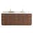 Waubun Rally 84'' Free Standing Double Bathroom Vanity with Calacatta Quartz Top-346812427