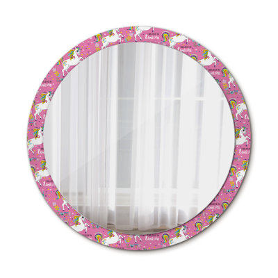 Huldar Glass Flat Wall Mirror