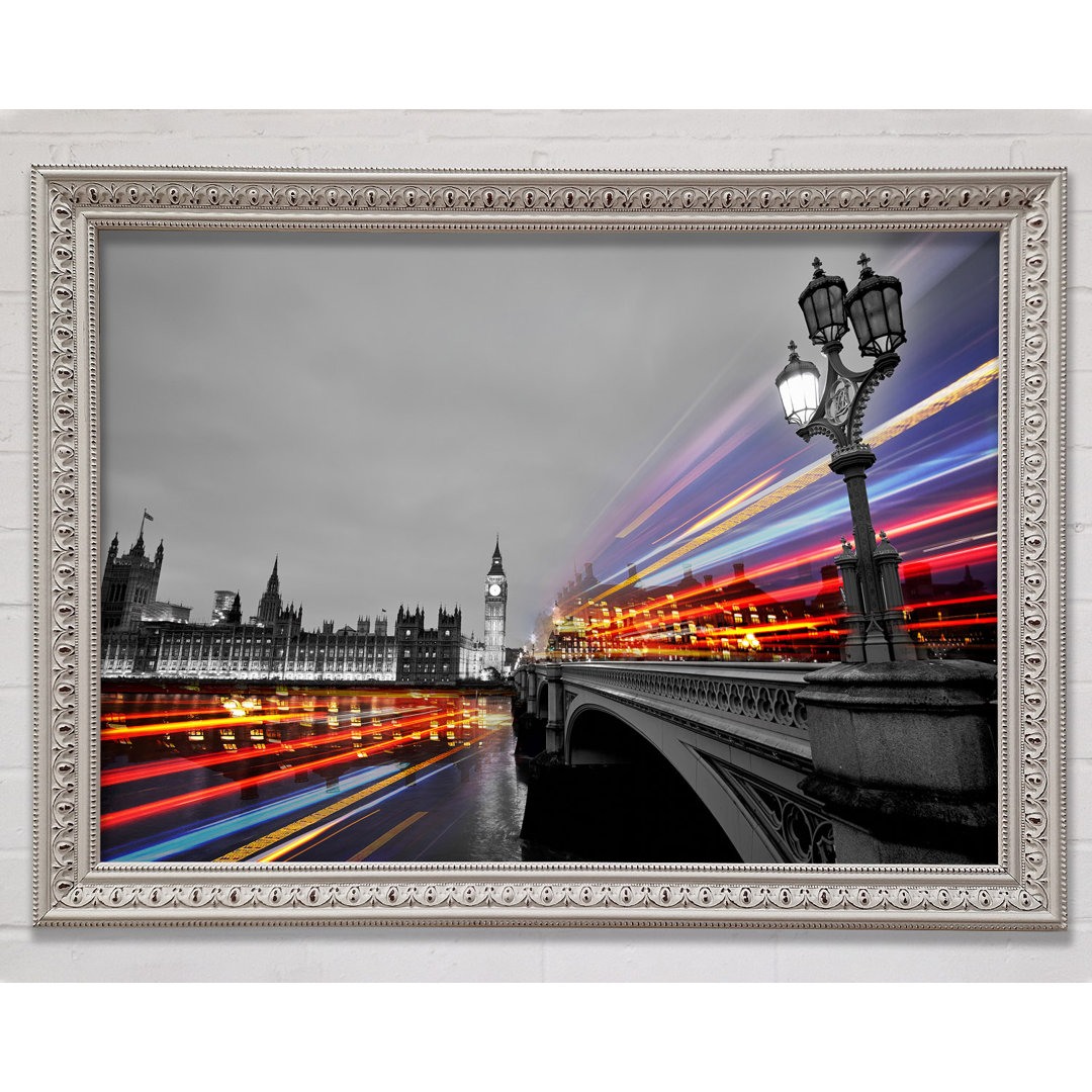 Tower Bridge Speed Of Light 3 - Einzelne Bilderrahmen Kunstdrucke