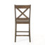 Ensemble de 2 tabourets rembourrés en bois avec dossier en croix-1790366325-1790366320