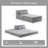Single Seater and 1 Ottoman (Dark Gray)