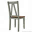 Ensemble de table de salle à manger en bois 6 pièces avec long banc et 4 chaises de style campagnard-898415660