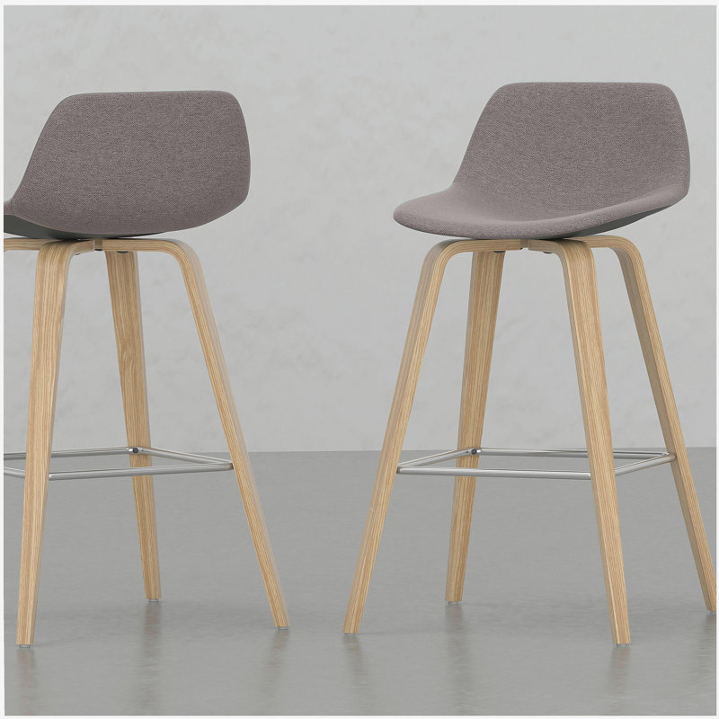 Tabouret de bar Harvard (ensemble de 2 pièces), Taupe