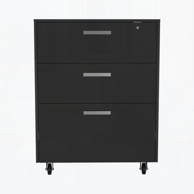 3-Drawer Office Storage Cabinet