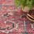 Machine Washable Oriental Red Area Rug-9239421
