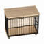 Mobilier pour grande cage avec plateau pour chiens de taille moyenne
